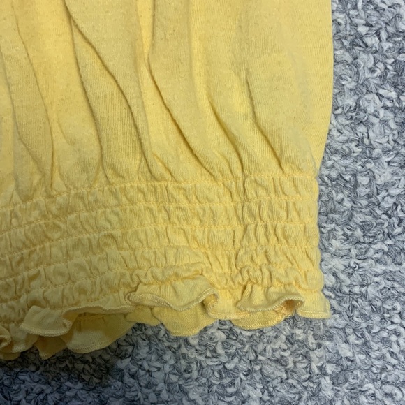 Y2K Mudd Yellow Embroidered Top - Picture 7 of 10